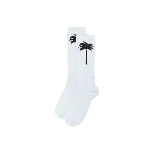 PALM ANGELS Белые Мужские Носки до икры MID