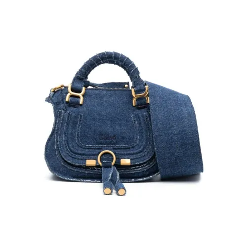 Chloe Деним Портативная Сумка через плечо Сумка на плечо Женская Синяя