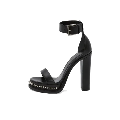 Alexander McQueen Панк One Ремень Сандалии Женские Черный
