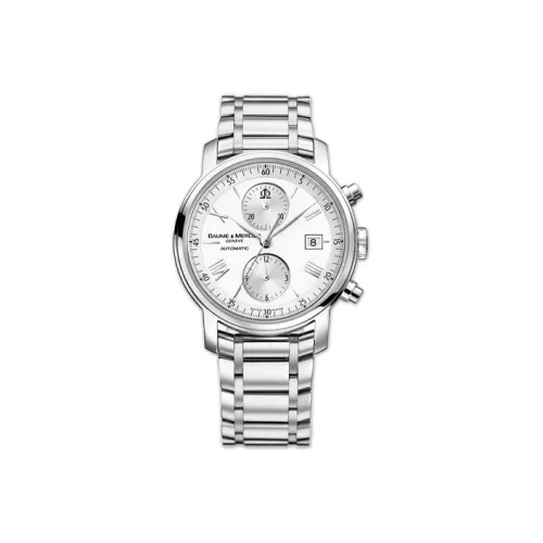 Baume & Mercier Автоматический Механический Механизм Мужские Часы Classima Collection 42 мм Серебряные