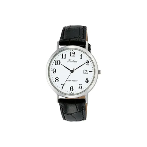 Q Q Кварцевый механизм искусственная кожа ремешок часы 35,5 мм мужские белый циферблат модель D020 304