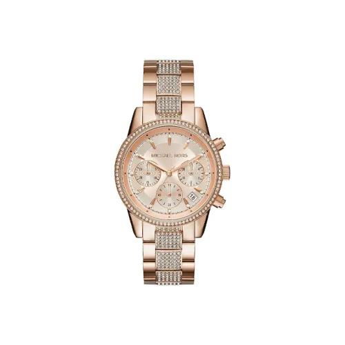 MICHAEL KORS Женские часы Кварцевый механизм корпус из нержавеющей стали ремешок 37 мм золотистый циферблат модель MK6485