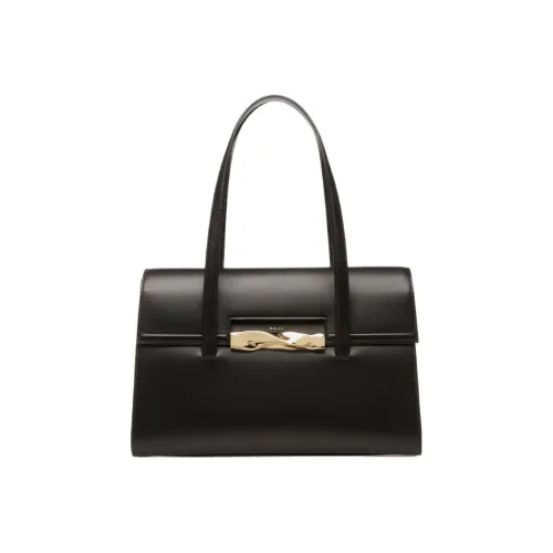 BALLY Телячья кожа Доска Сумка Сумка через плечо Женская Черная