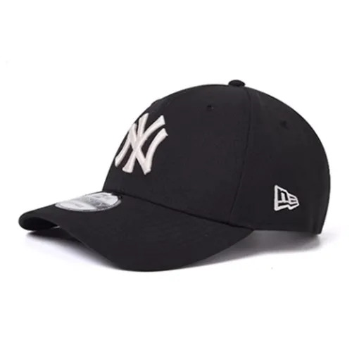 New Era Хлопковые кепки унисекс черные