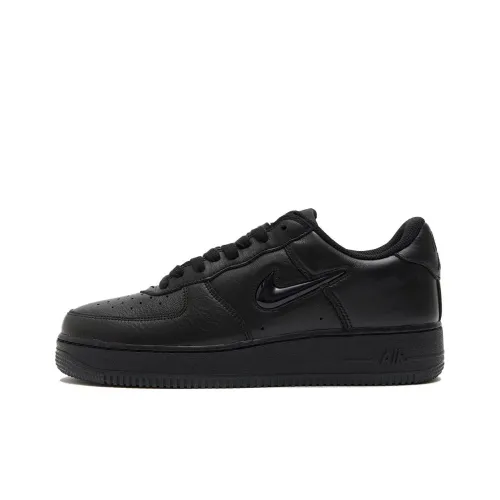 Nike Air FORCE 1 Скейтборд Кроссовки Низкие Черные Мужские