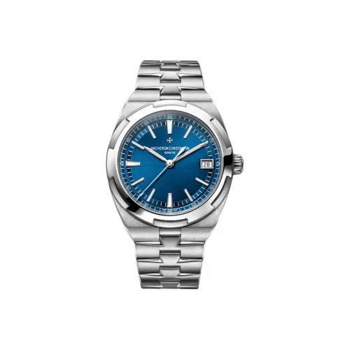 VACHERON CONSTANTIN Автоматический Механический Мужской Часы Longitudinal and Lateral Collection OVERSEAS 41 мм Синий