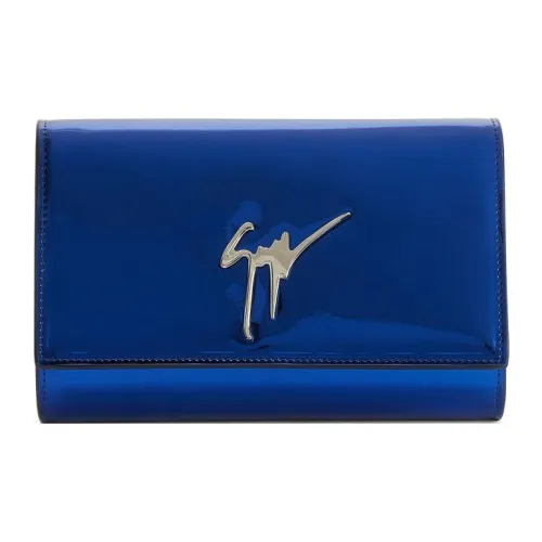 Giuseppe Zanotti GZ Полиуретан Клатч Женский Королевский Синий