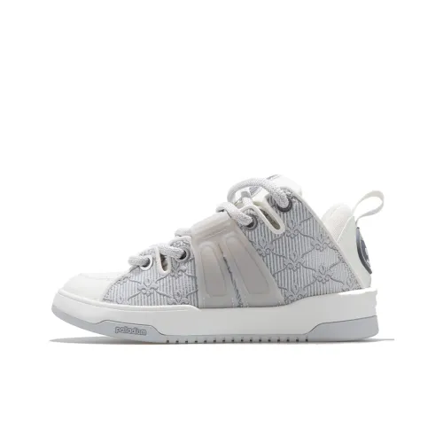 Палладий Устойчивые к истиранию Низкие Кроссовки для скейтбординга Мужские Белые