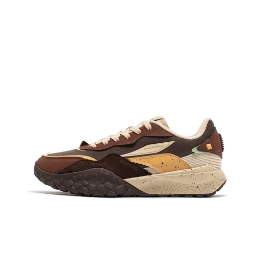 361° Shortbread Устойчивый к истиранию Низкий Топ Повседневная обувь Мужская Java Кофейно-коричневый