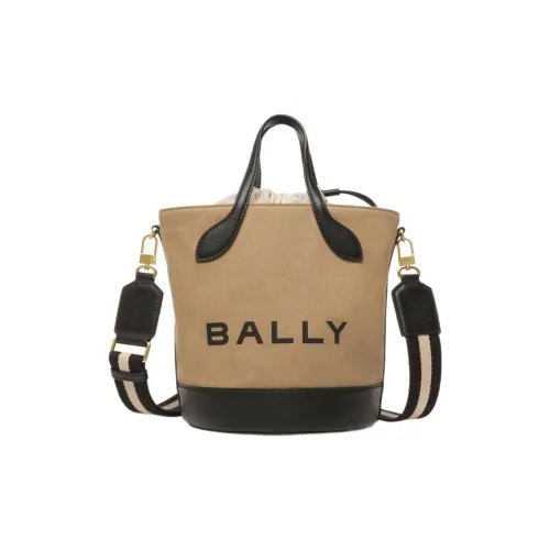 BALLY Ткань Сумка на одно плечо Женская Коричневая