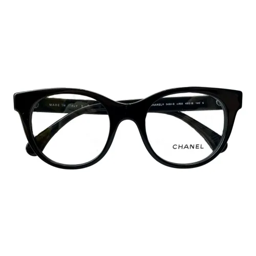 CHANEL Пластиковая оправа стразы бабочка оправа для очков женская черный