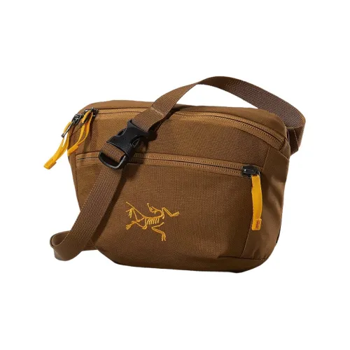 Arcteryx 1,5L Сумка через плечо Бананка для использования на открытом воздухе сумка переработанный материал коричневый унисекс