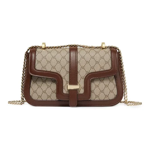 TUCANO PVC Подмышечное Седло Сумка Сумка через плечо Маленькая Женская Красно-коричневая