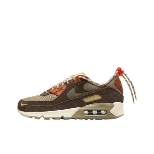 Nike Air Max 90 Low Топ Повседневная обувь Мужская Коричневая