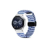 Волна Узор Синий Белый