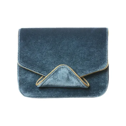 IRIDESCENCE Велюр Сумка через плечо Мини Женская Васильковый Синий