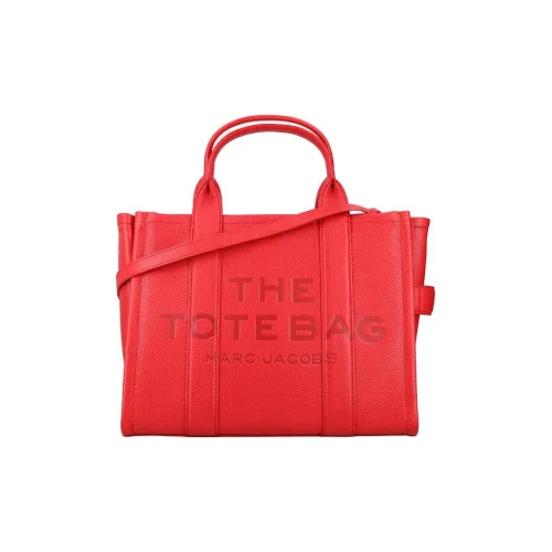 MARC JACOBS Full Коровья кожа крупнозернистая Тоут Сумка Сумка для покупок Сумка через плечо Сумка Маленькая Женская Красная