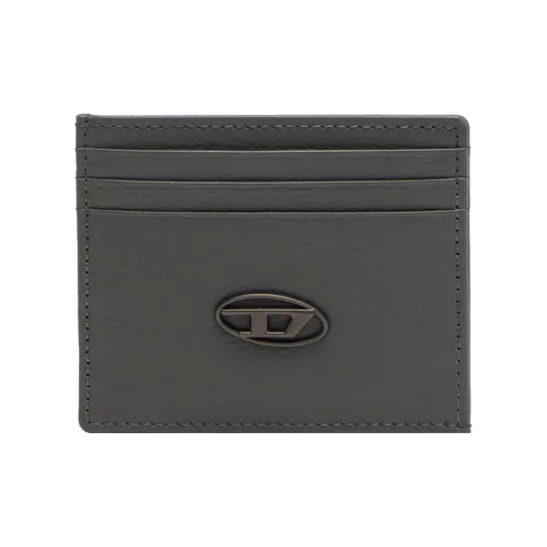 DIESEL Коровья кожа Держатель для карт Мужской Темно-серый