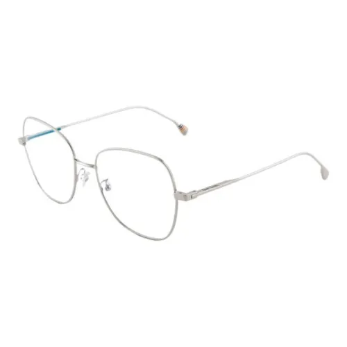 Paul Smith Металл Нерегулярная форма Оправы для очков Унисекс Серебряный