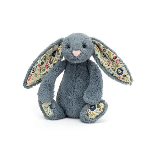 JELLYCAT Bunny Collection Heather Темно-синий Куклы Плюшевая кукла 18 см Высота в сидячем положении