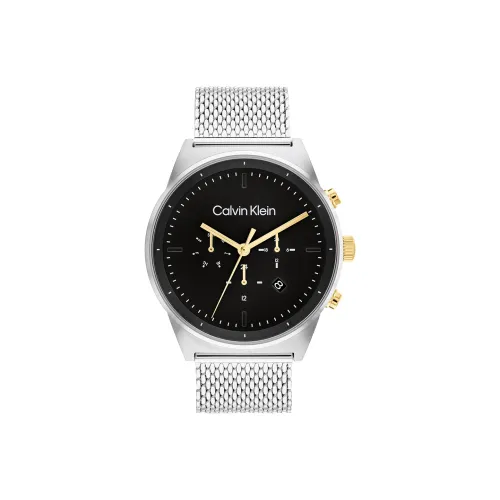 Calvin Klein Кварцевый механизм Мужские часы 44mm*44mm*10mm Черный