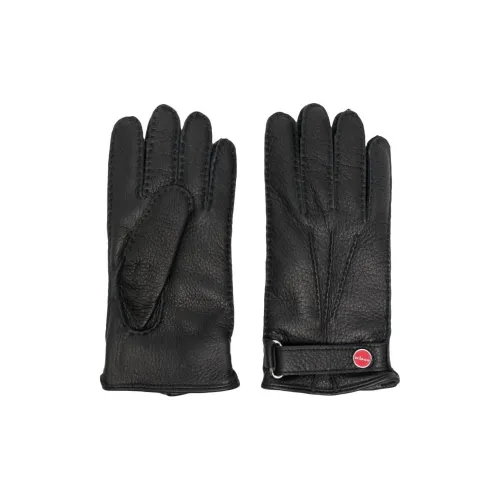 KITON Кожа, Кашемир Перчатки Мужские