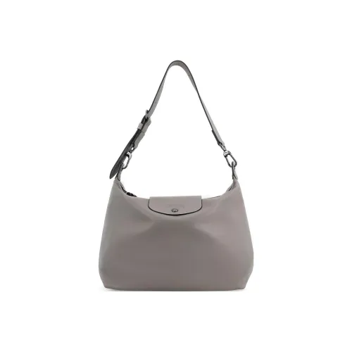 LONGCHAMP Le Pliage Xtra Кожа Полумесяц Сумка Плечевая Сумка Сумка через плечо Женская Стрептопелий Серый