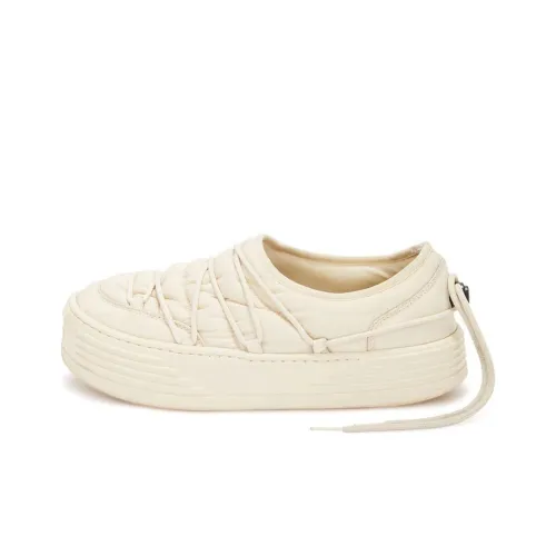 PALM ANGELS Снег Низкий Топ Скейтборд Кроссовки Женские Бежевые