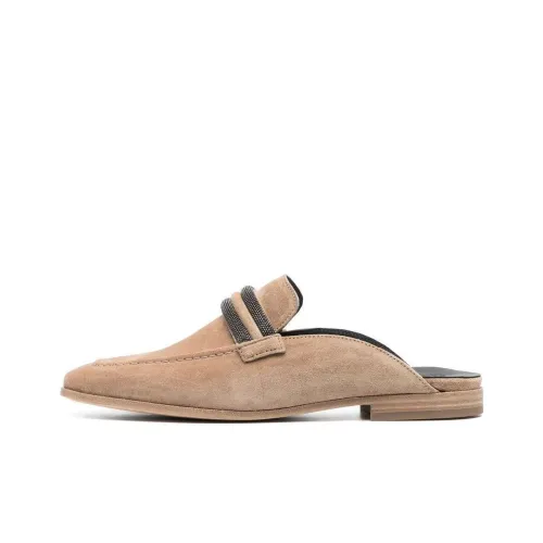 Brunello Cucinelli Домашние тапочки Коричневый Женские