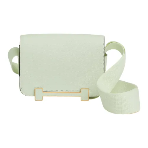 HERMES Geta Mysore Шевро Деревянные Сандалии Сумка Сумка через плечо Сумка на плечо Женская 0S Vert Fizz Пузырьковый зеленый