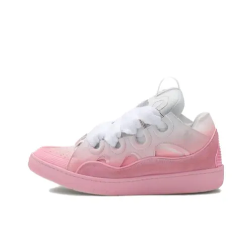 Lanvin Curb Повседневный Низкий Топ Розовый/Белый Мужской