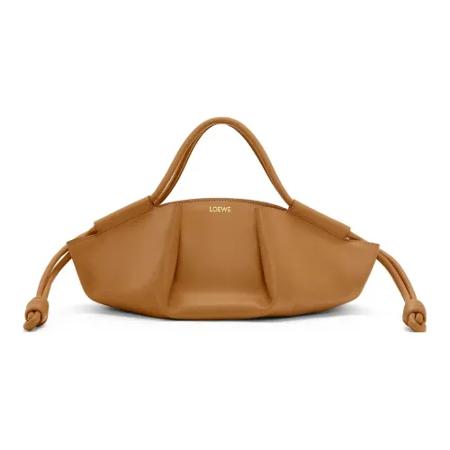 LOEWE Яркий Наппа Коровья кожа Пельменная сумка Сумка через плечо Маленькая сумка для женщин Дуб