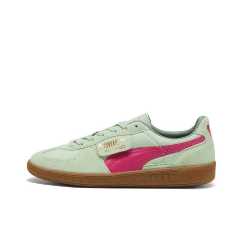 PUMA Palermo Og Легкие и Дышащие Низкие Кроссовки для Скейтбординга Унисекс Зеленые