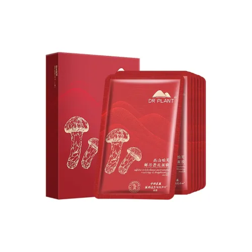 Dr．Plant Alpine Matsutake с VIBRANT Vitality Маски для лица Успокаивающий Укрепляющий Увлажняющий 25 мл*7