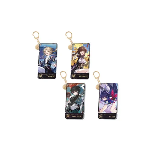 MIHOYO Honkai Hillel Fleay Иллюстрация Коллекция Акрил Подвеска The Path OF The Hunter Подвески аниме-тематики