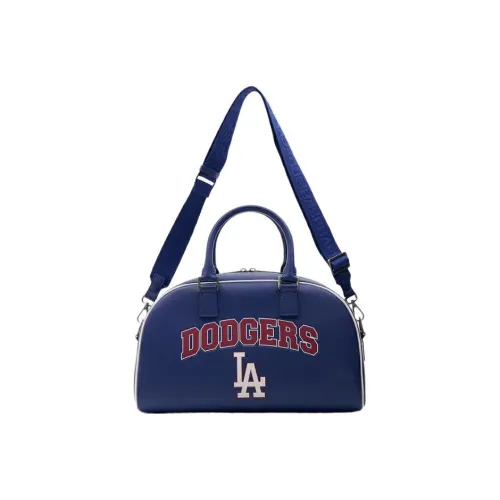 Mlb Base Logo Искусственная кожа Bowling Bag Crossbody One Shoulder Large Unisex Royal Blue
