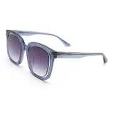 C3: Туманно-голубая рамка с прогрессивными серыми линзами