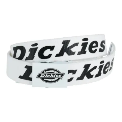 Dickies Холст Ремень Мужской Белый Ширина 3,5 см