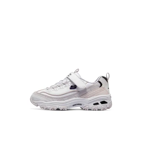Skechers Kids' Кэжуал Низкий Топ Белый/Лаванда Школьный