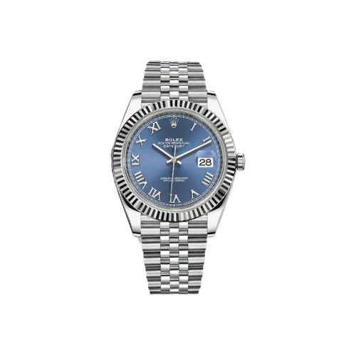 Rolex Автоматический Механический Механизм Мужские Часы Log Series 41 мм Синий