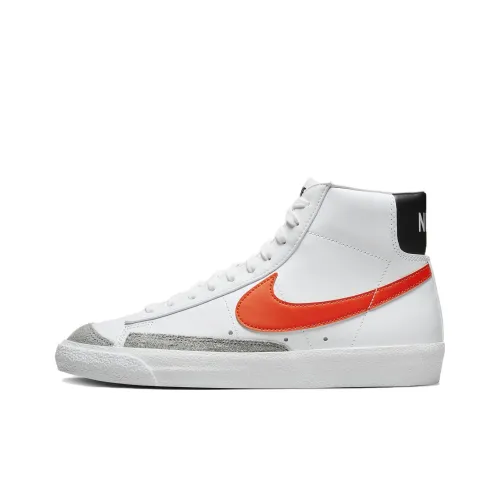 Nike Blazer Slip-Resistant MID Топ Скейтборд Кроссовки Мужские Белые