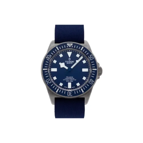 TUDOR Автоматический Механический Механизм Мужские Часы Leader Submariner Collection 42 мм Синий
