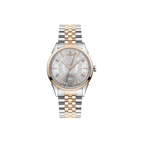 Vivienne Westwood Vivienne Westwood Wrist Watch Кварцевый механизм Нержавеющая сталь Ремешок Серебристый циферблат Женский