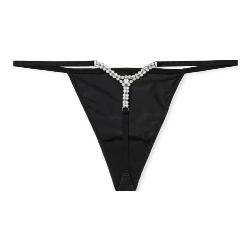 Victoria's Secret Черный Женский Стринг