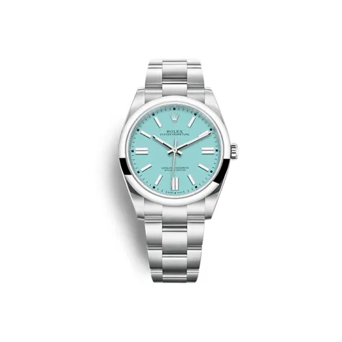 ROLEX Автоматический Механический Часы Мужские Oyster Perpetual 41 мм Синий