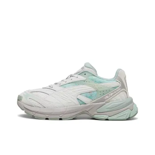 PUMA Velophasis Low Топ Casual Унисекс Белый Зеленый