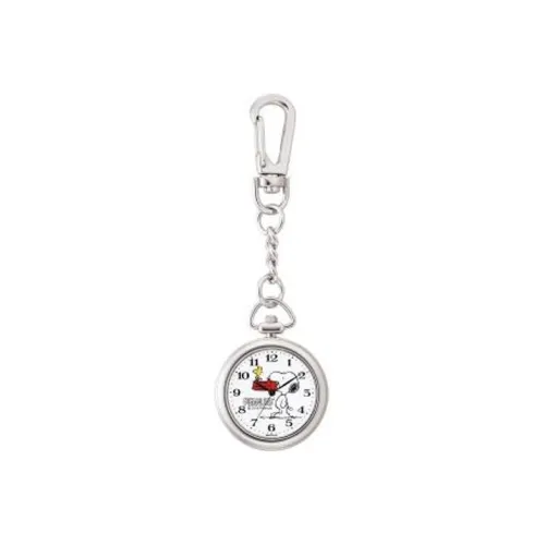 Q Q Кварцевый механизм сплав карманный часы 34 мм унисекс белый