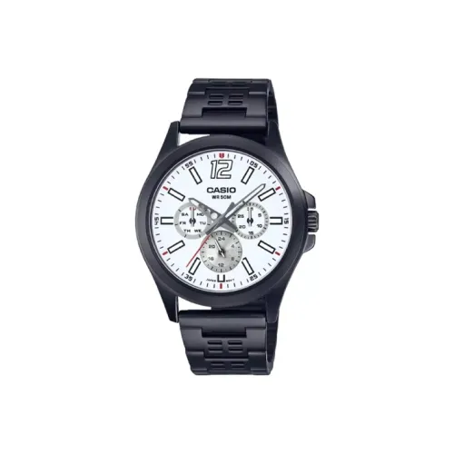 CASIO Standard Series Кварцевый механизм нержавеющая сталь ремешок мужские часы белый циферблат