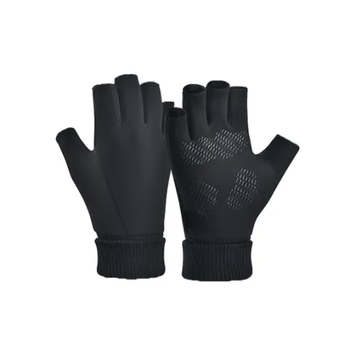 HLA Вязаные перчатки из полиэстера и эластана мужские