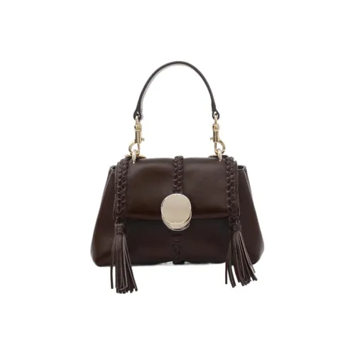 Chloe Penelope Series Сумка через плечо из овечьей и телячьей кожи мини сумка женская глубокий фиолетовый